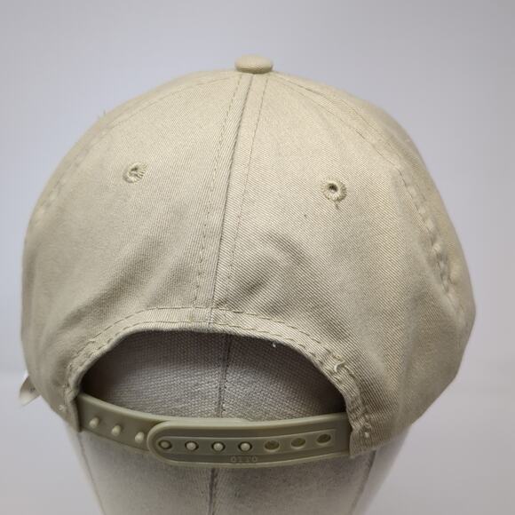 Keegan's Challenge Snapback Hat Beige One Size Embroidered Otto Cap - Picture 6 of 10